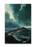Midnight Bloom canvas art