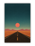 Chungus Art — Highway Mirage canvas print