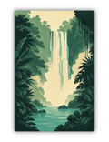 Chungus Art — Verdant Cascade canvas print